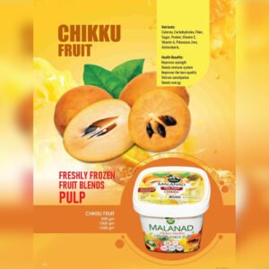 FROZEN CHIKKU PULP 1 Kg